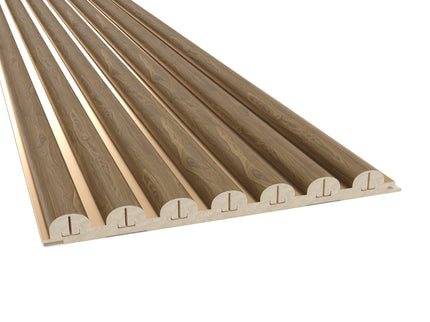 Lagoon - Bronze & Warm Walnut (Set van 2 panelen / 1,66m²)