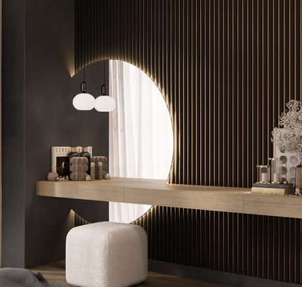 Lagoon - Bronze & Matte Black (Set van 2 panelen / 1,66m²)