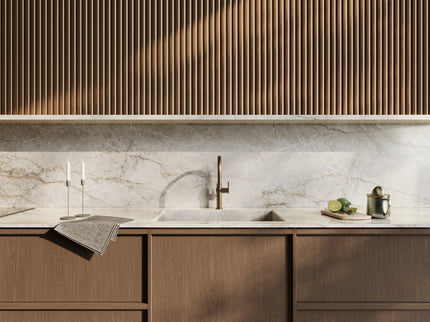 Lagoon - Bronze & Smoked Walnut (Set van 2 panelen / 1,66m²)