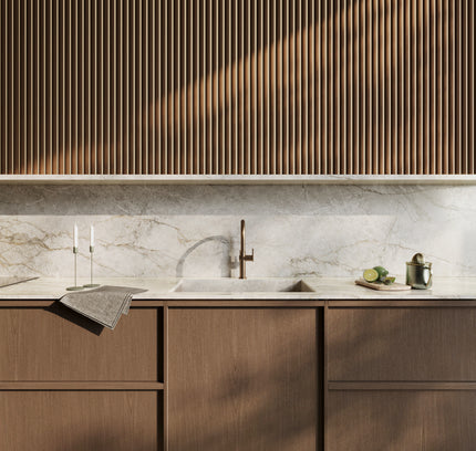 Lagoon - Bronze & Smoked Walnut (Set van 2 panelen / 1,66m²)
