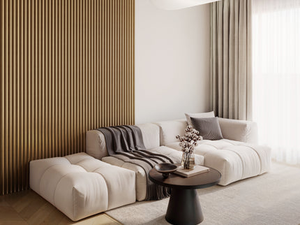 Lagoon - Bronze & Warm Walnut (Set van 2 panelen / 1,66m²)