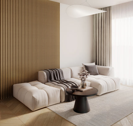 Lagoon - Bronze & Warm Walnut (Set van 2 panelen / 1,66m²)
