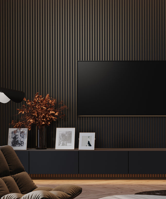 Latt Luxx - Bronze & Matte Black (Per 1,66m²)
