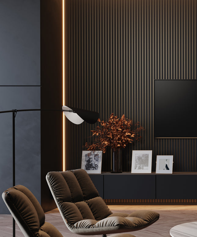 Latt Luxx - Bronze & Matte Black (Per 1,66m²)