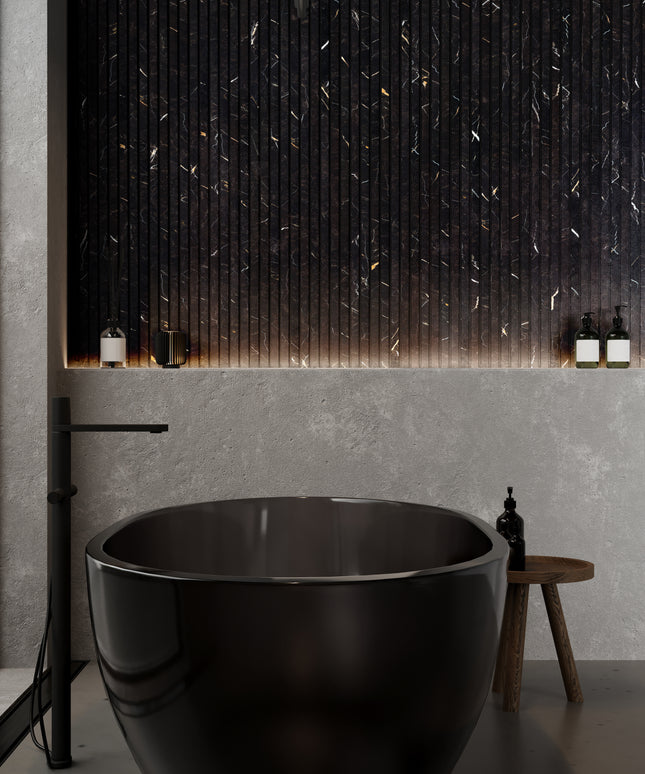 Novo Hydro - Black & Black Marble (Per 1,66m²)