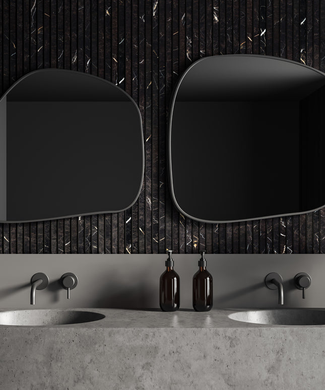 Novo Hydro - Black & Black Marble (Per 1,66m²)