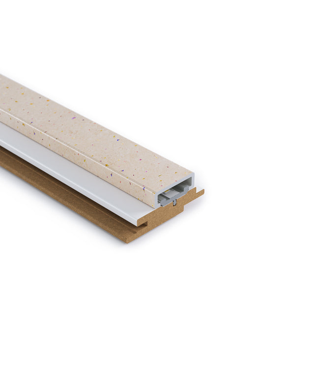 LED-profiel - Latt - White & Concrete Blossom