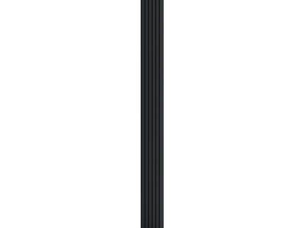 Riff - Matte Black (1 Paneel / 0,57m²)
