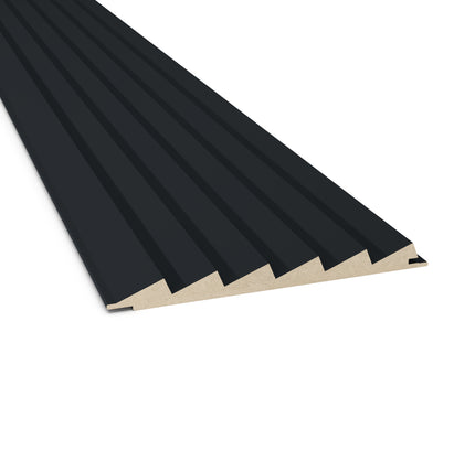 Riff - Matte Black (1 Paneel / 0,57m²)