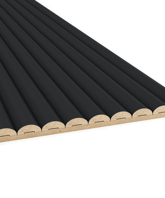 Moon - Matte Black (1 Paneel / 0,83m²)