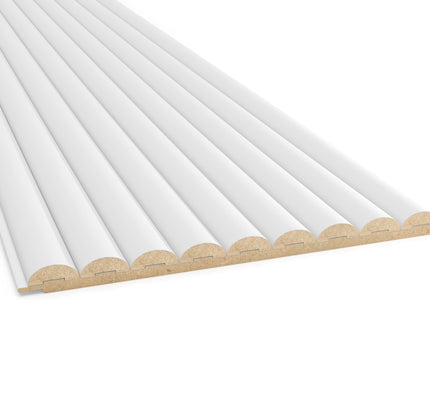Moon - White Paintable (1 Paneel / 0,83m²)