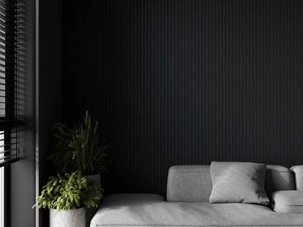 Riff - Matte Black (1 Paneel / 0,57m²)