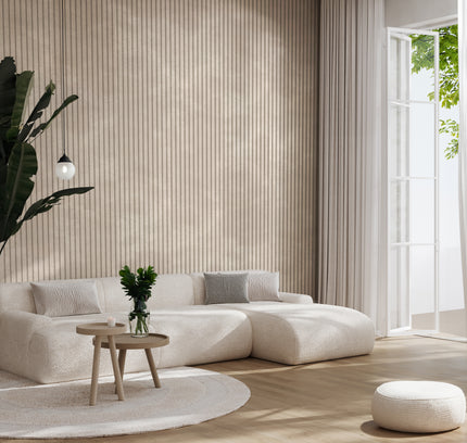 Riff - Stucco Taupe (1 Paneel / 0,57m²)
