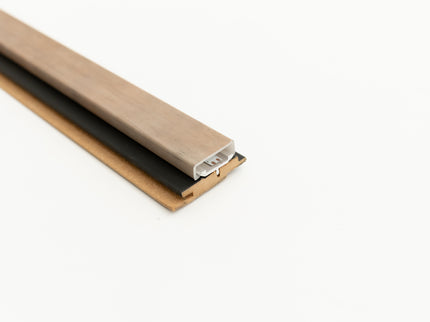 LED-profiel - Latt - Black & Rustic Wood
