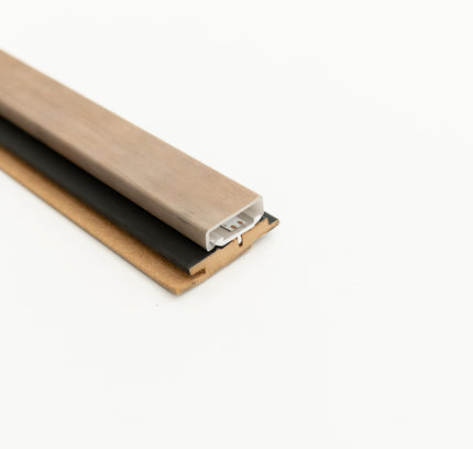 LED-profiel - Latt - Black & Rustic Wood