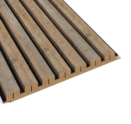 LED-profiel - Latt - Black & Rustic Wood