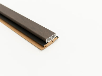 LED-profiel - Latt - Black & Smoked Walnut