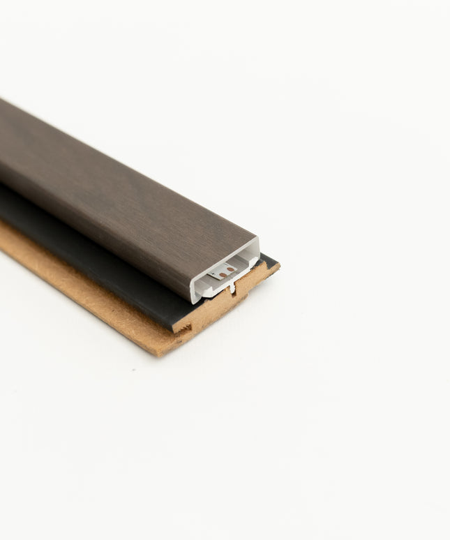 LED-profiel - Latt - Black & Smoked Walnut