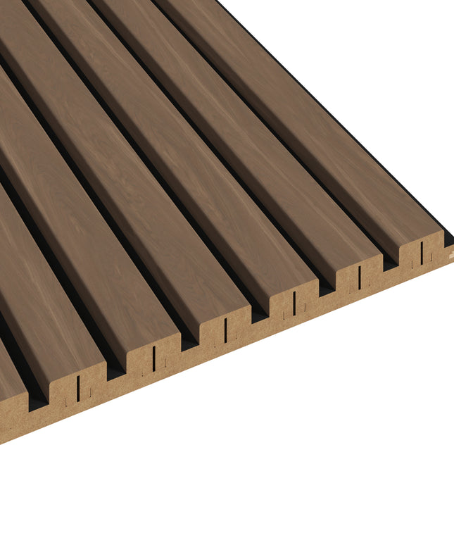 LED-profiel - Latt - Black & Smoked Walnut