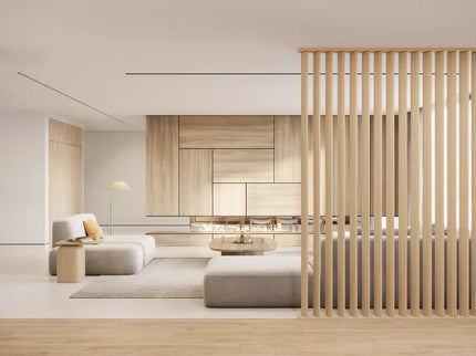 Roomdivider Natural Oak