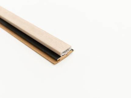 LED-profiel - Latt - Black & Vanilla Oak