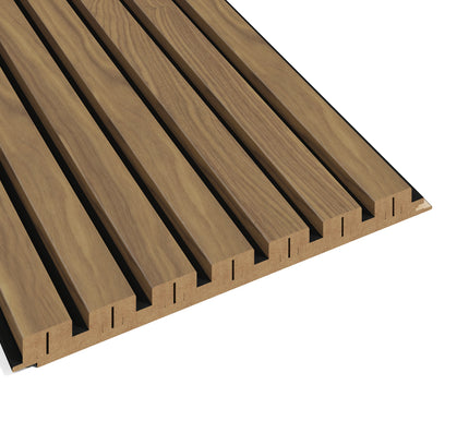 LED-profiel - Latt - Black & Warm Walnut