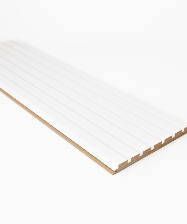 Latt - White Paintable (Set van 2 panelen / 1,66m²)