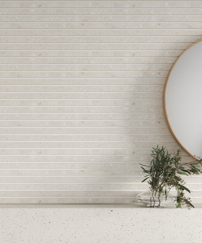 Novo Hydro - White & Ceppo Beige (Per 1,66m²)
