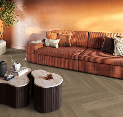 YUP XL Brentford Dark Oak (Klik & Plak)