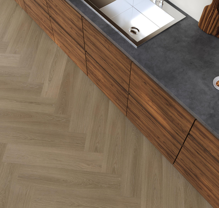 YUP XL Brentford Dark Oak (Klik & Plak)